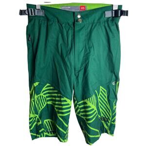 Podiumwear 000 Size XS Cycling Shorts Long Bermuda Mens Green